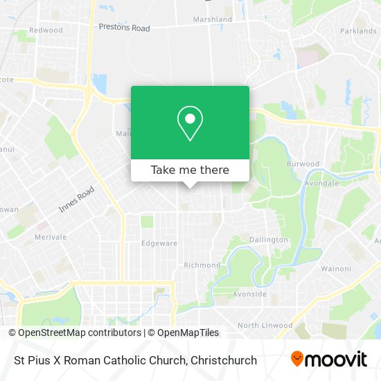 St Pius X Roman Catholic Church map