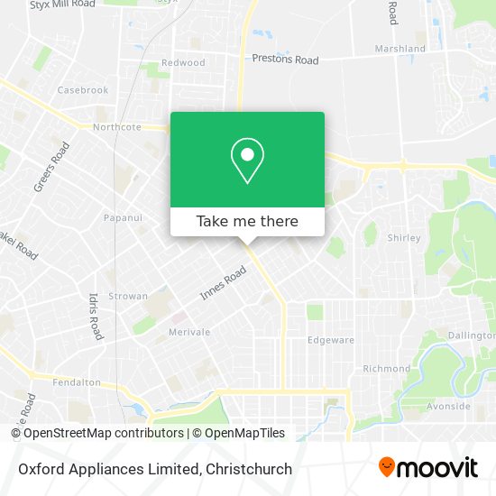 Oxford Appliances Limited map