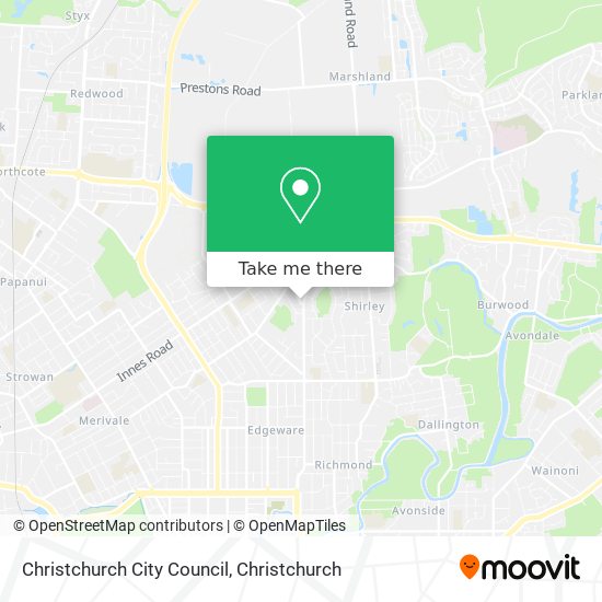 Christchurch City Council map