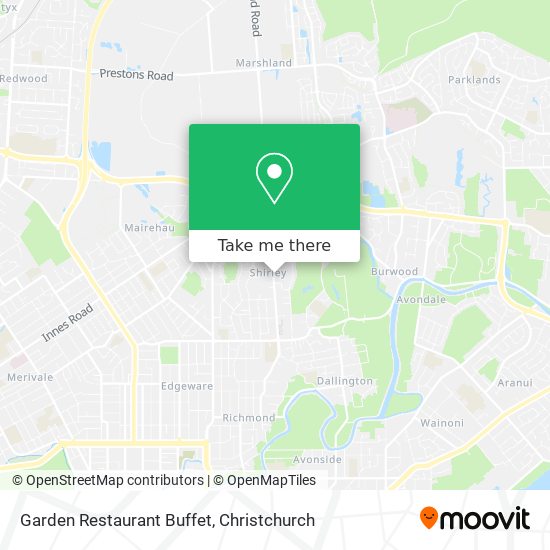 Garden Restaurant Buffet map