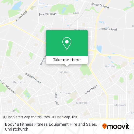 Body4u Fitness Fitness Equipment Hire and Sales map