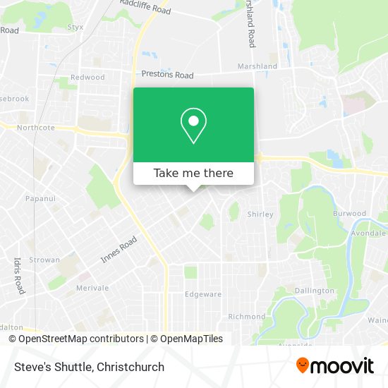 Steve's Shuttle map