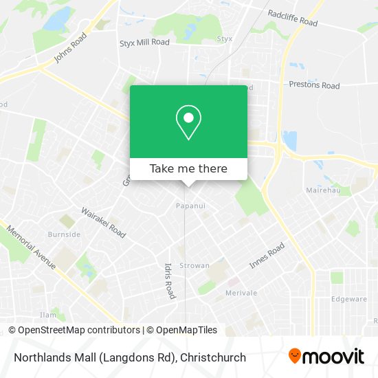Northlands Mall (Langdons Rd) map