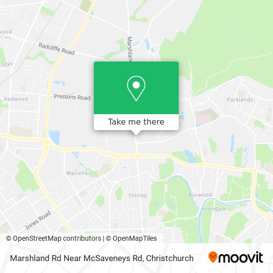Marshland Rd Near McSaveneys Rd map