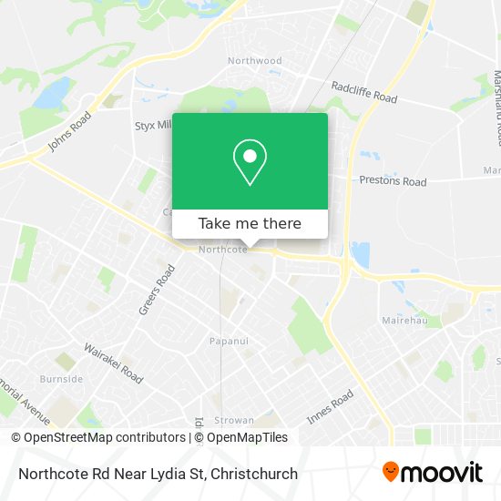 Northcote Rd Near Lydia St map