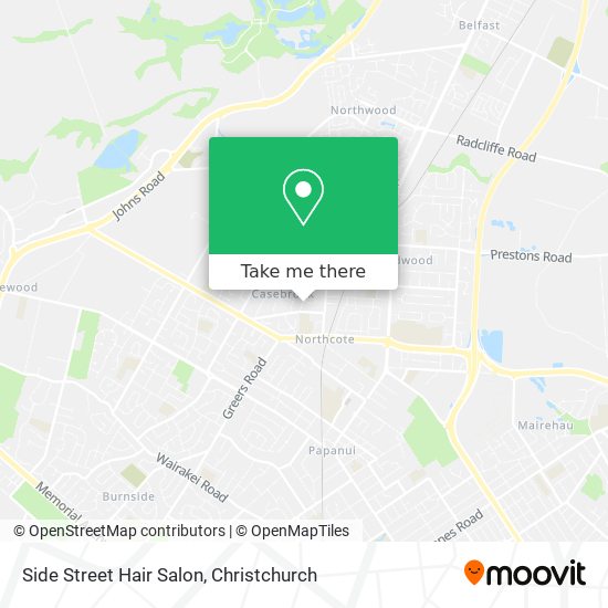 Side Street Hair Salon map