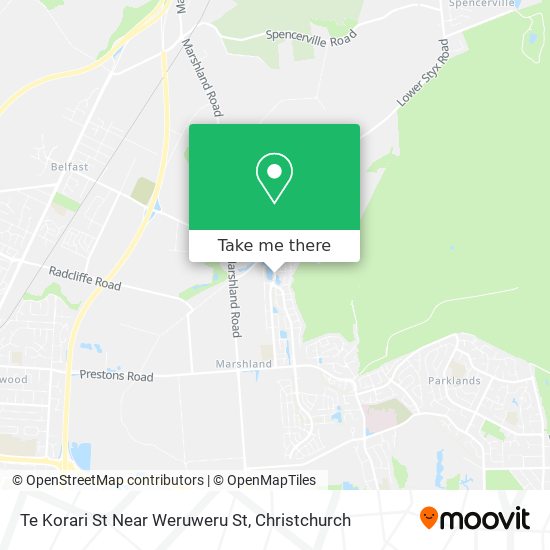 Te Korari St Near Weruweru St map