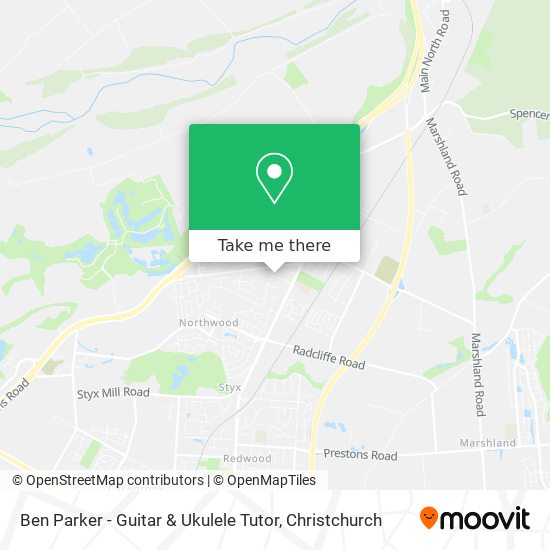 Ben Parker - Guitar & Ukulele Tutor map