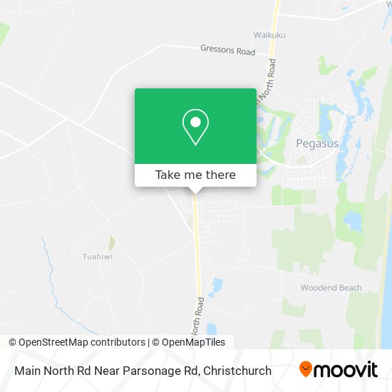 Main North Rd Near Parsonage Rd map