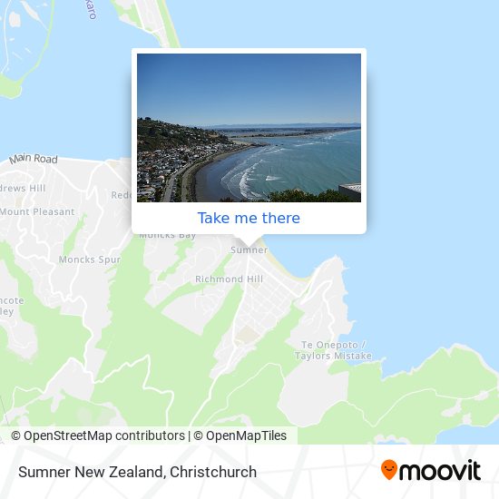 Sumner New Zealand地图