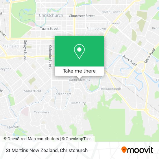 St Martins New Zealand地图