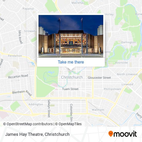 James Hay Theatre map