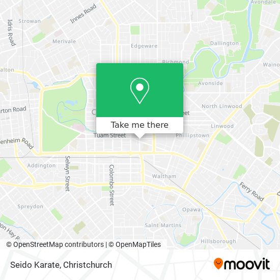 Seido Karate map