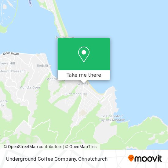 Underground Coffee Company map