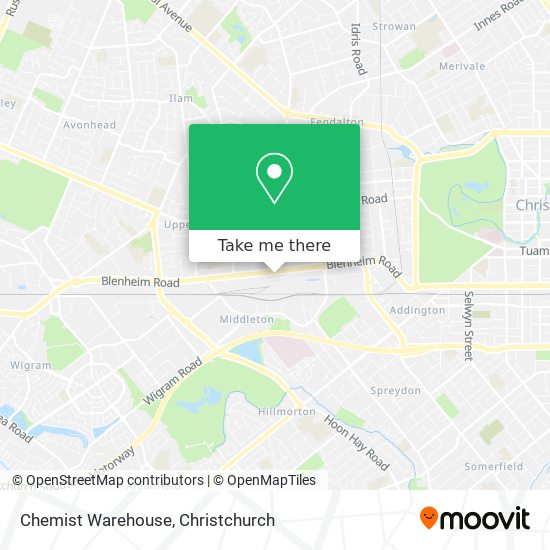 Chemist Warehouse map