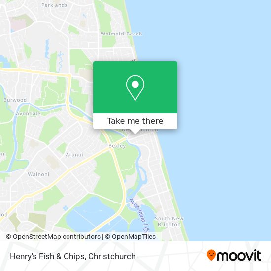 Henry's Fish & Chips map