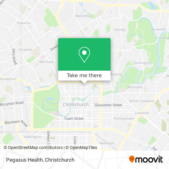 Pegasus Health map