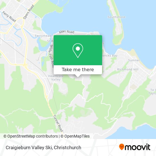 Craigieburn Valley Ski map