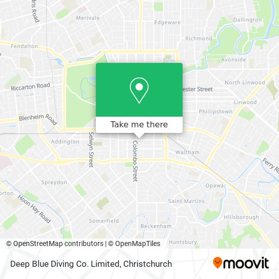 Deep Blue Diving Co. Limited map
