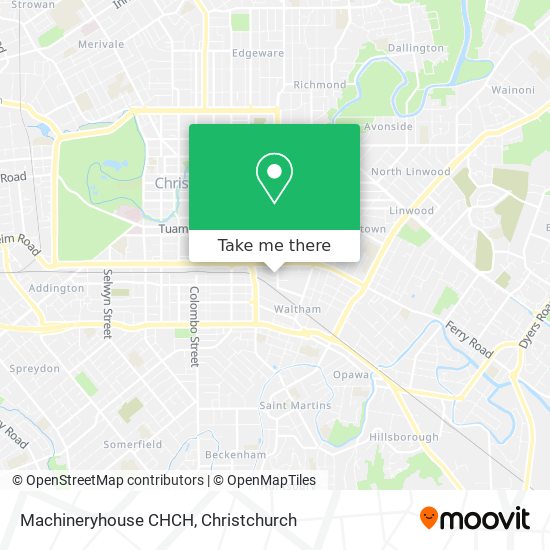 Machineryhouse CHCH map