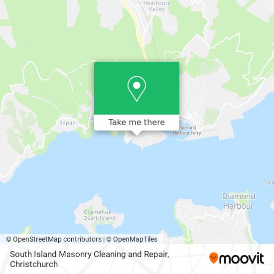 South Island Masonry Cleaning and Repair map