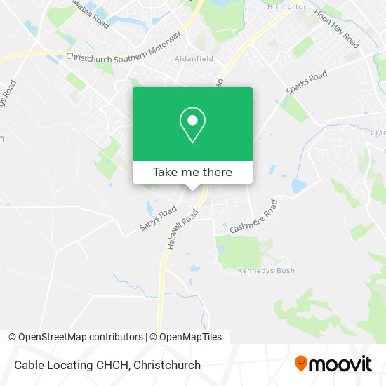 Cable Locating CHCH map