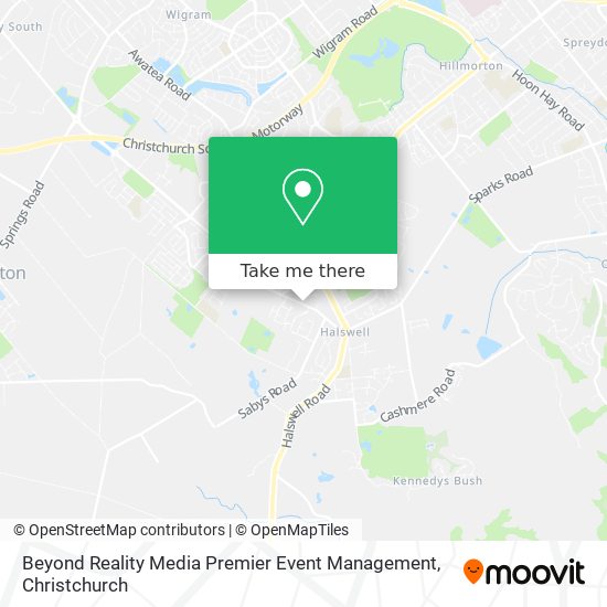 Beyond Reality Media Premier Event Management map