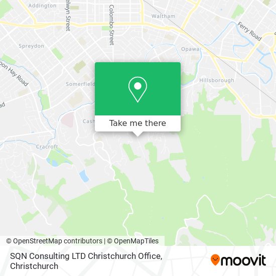 SQN Consulting LTD Christchurch Office map