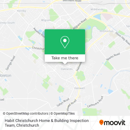 Habit Christchurch Home & Building Inspection Team map