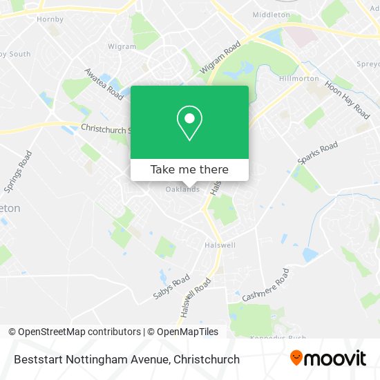 Beststart Nottingham Avenue map