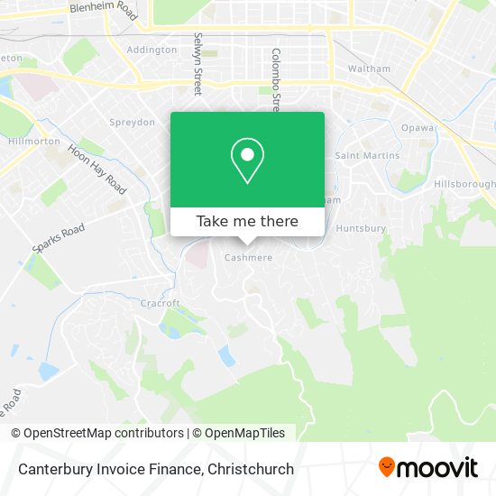 Canterbury Invoice Finance map