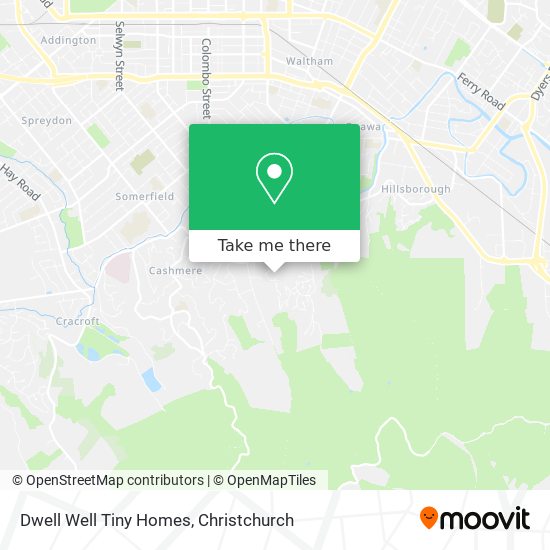 Dwell Well Tiny Homes map