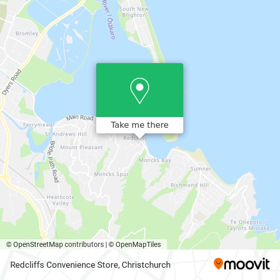 Redcliffs Convenience Store map