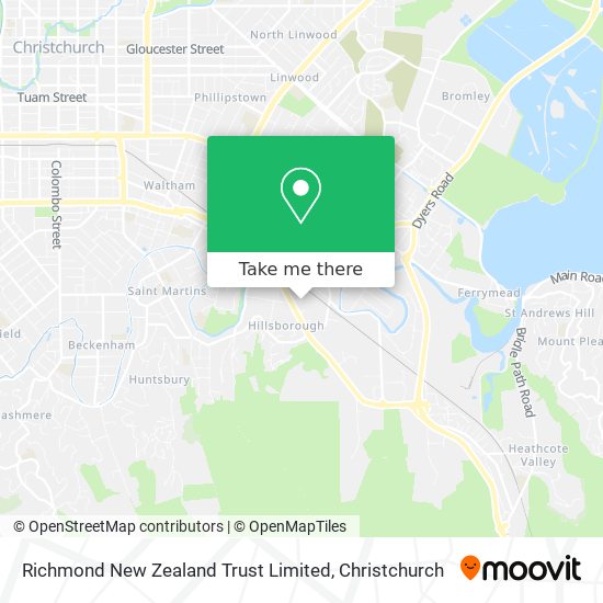 Richmond New Zealand Trust Limited map