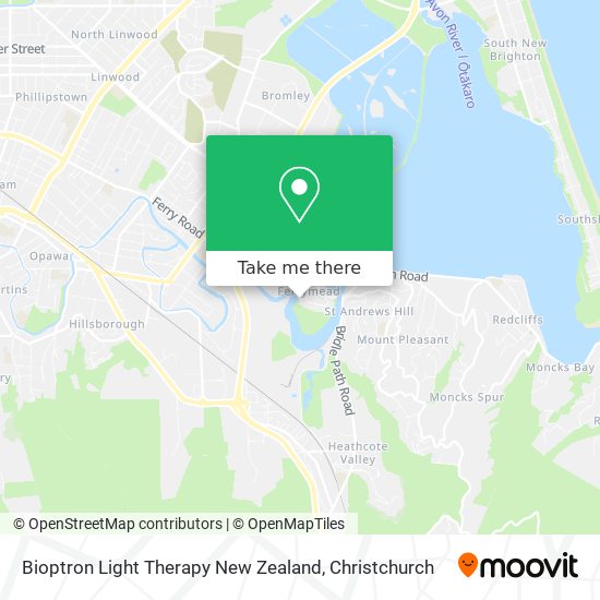How to get to Bioptron Light Therapy New Zealand in Christchurch by Bus?