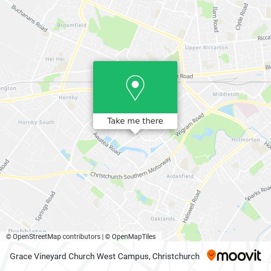 Grace Vineyard Church West Campus地图