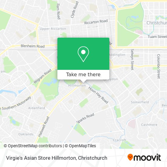 Virgie's Asian Store Hillmorton map