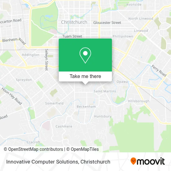 Innovative Computer Solutions map