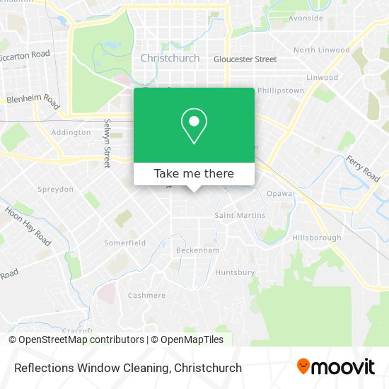 Reflections Window Cleaning map