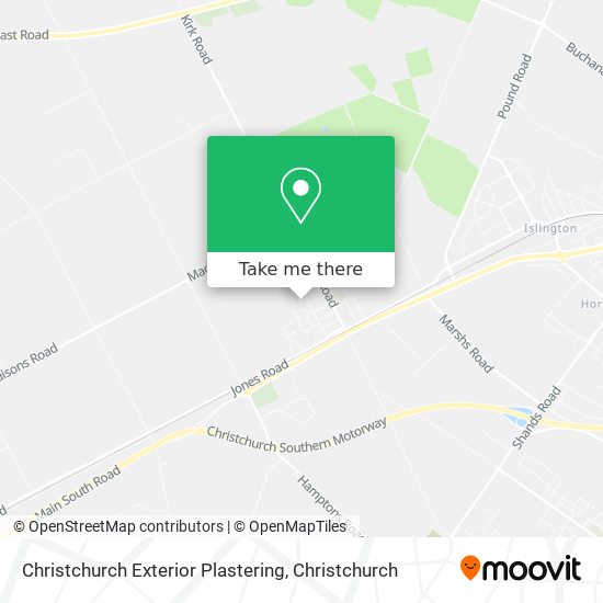 Christchurch Exterior Plastering map