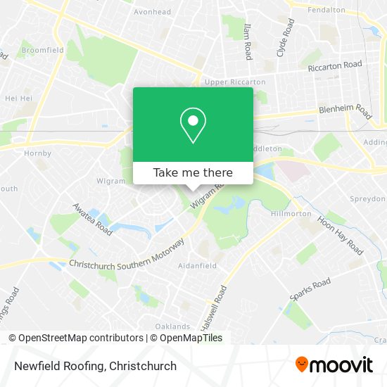 Newfield Roofing map