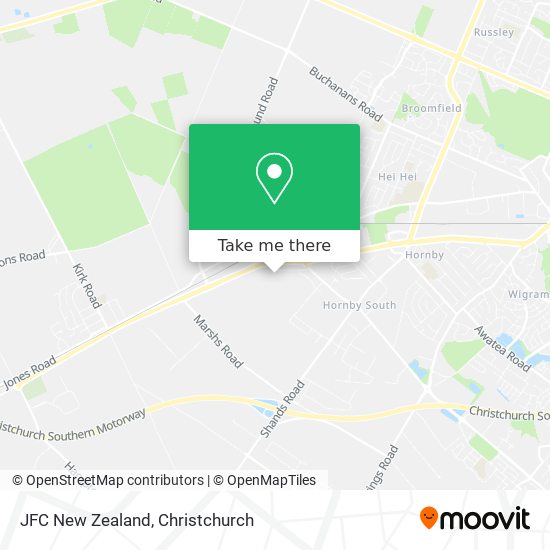 JFC New Zealand地图