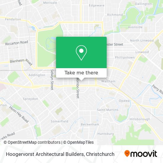 Hoogervorst Architectural Builders map