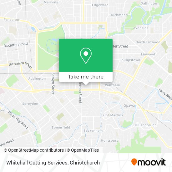 Whitehall Cutting Services map