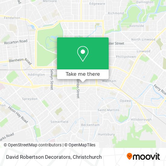 David Robertson Decorators map