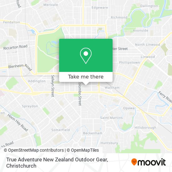 True Adventure New Zealand Outdoor Gear map