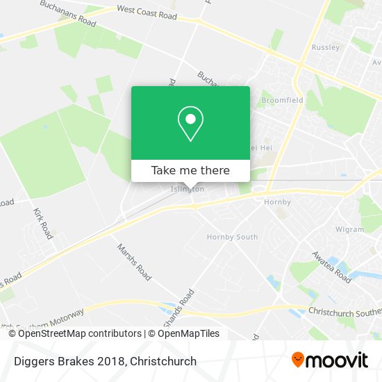 Diggers Brakes 2018 map