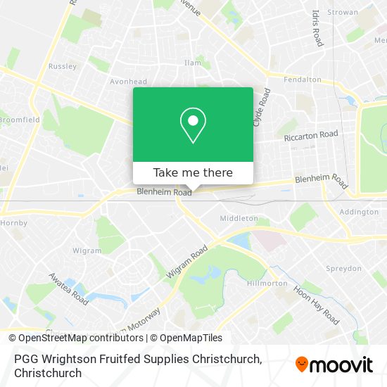 PGG Wrightson Fruitfed Supplies Christchurch地图
