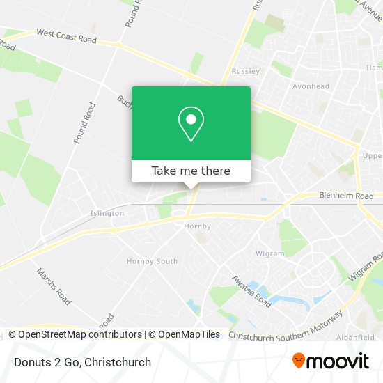 Donuts 2 Go map