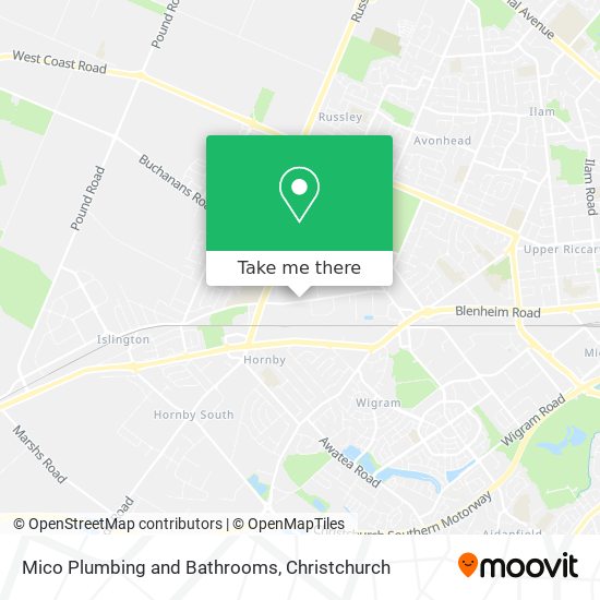 Mico Plumbing and Bathrooms map